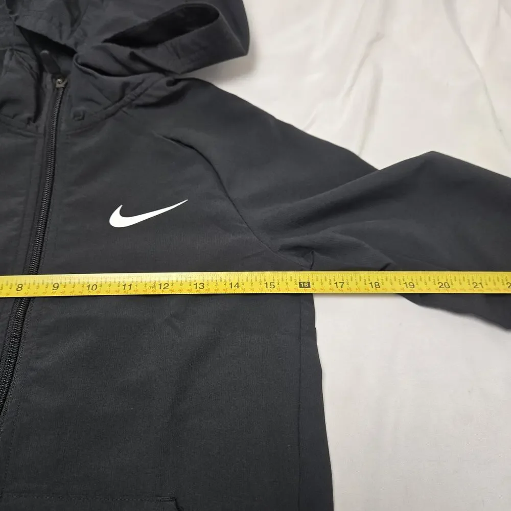 Nike Women's Dri-fit Full Zip Hoodie Lightweight Size Small Black